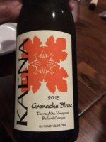 Kaena Tierra Alta Vineyard Grenache Blanc