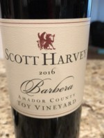 Scott Harvey Toy Vineyard Barbera