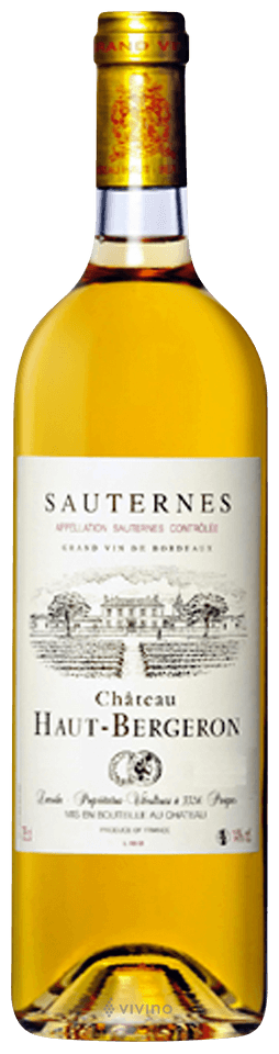 Château Haut-Bergeron Sauternes | Vivino English