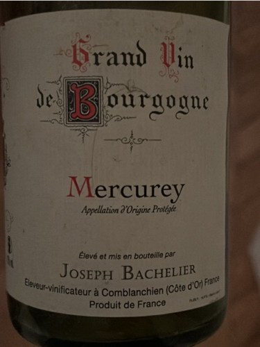 Joseph Bachelier Mercurey | Vivino US
