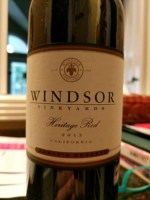 Windsor Nancy's Reserve Heritage Red