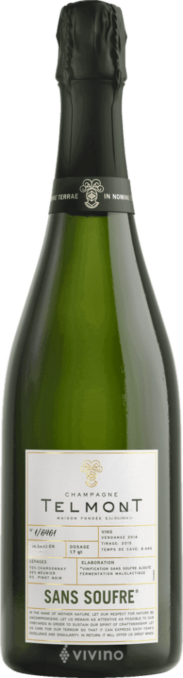 Champagne Telmont Sans Soufre | Vivino 日本語