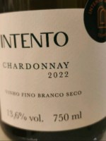 Vinho Vinícola Intento Branco Seco Brasil Chardonnay 2023 750ml