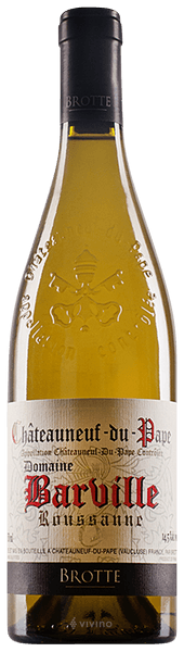 Brotte Roussanne Châteauneuf-du-Pape Domaine Barville Blanc
