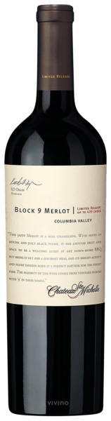 Chateau Ste. Michelle Limited Release Block 9 Merlot