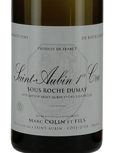 2014 Marc Colin Saint-Aubin 1er Cru Sous Roche Dumay | Vivino US