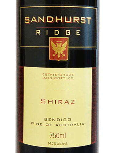 Sandhurst Ridge Shiraz | Vivino English