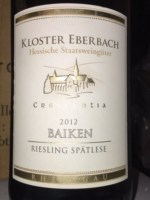 Kloster Eberbach Riesling Spätlese Baiken Crescentia