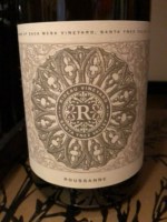 Rideau Zaca Mesa Vineyard Roussanne