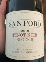 Sanford Block 6 Pinot Noir