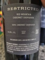 La Jota Restricted Cabernet Sauvignon
