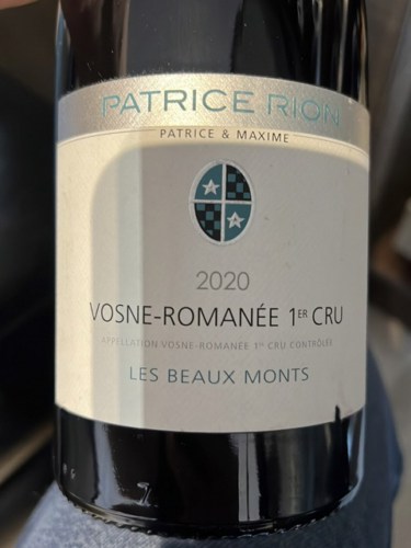 Patrice Rion Vosne-Romanée 1er Cru 'Les Beaux Monts' | Vivino US