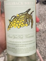 Railsback Frères Winery Railsback Soeur Santa Ynez Vnd. Vermentinu