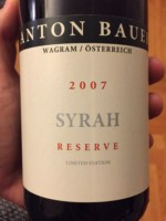 Anton Bauer Syrah Reserve Limited Edition