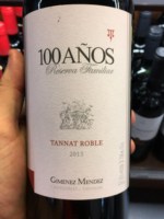 Gimenez Mendez 100 Años Reserva Familiar Tannat Roble