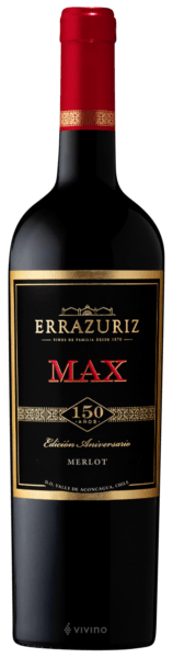 Errazuriz Max 150 Anos Edición Aniversario Merlot
