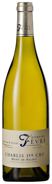 Domaine Nathalie et Gilles Fevre Mont de Milieu Chablis Premier Cru