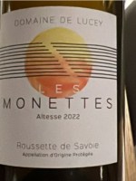 Domaine de Lucey Les Monettes Altesse