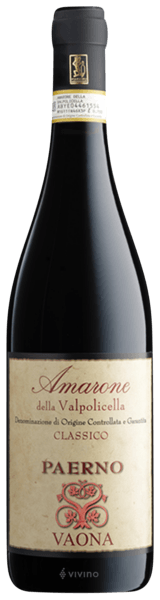 Vaona Paerno Amarone della Valpolicella Classico