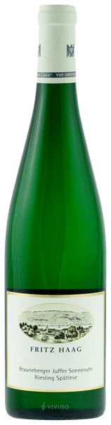 Fritz Haag Brauneberger Juffer Sonnenuhr Riesling Spätlese