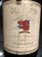 Del Dotto Chardonnay Family Reserve Cinghiale Vineyard