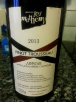 Vignerons Les Matheny Pinot - Trousseau