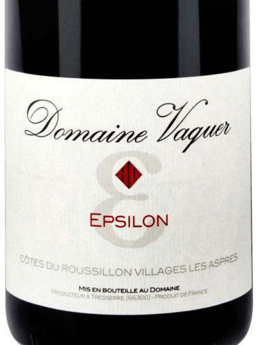 Epsilon Cotes du Roussillon Les Aspres