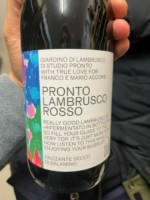 Fondo Bozzole Pronto Lambrusco Rosso