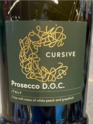 Cursive Prosecco | Vivino English