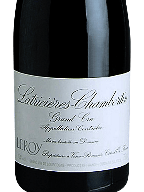 Domaine Leroy Latricières-Chambertin Grand Cru | Vivino US