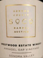 Westwood Soco Barrel Auction Pinot Noir