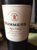 Summers Villa Andriana Vineyard Zinfandel