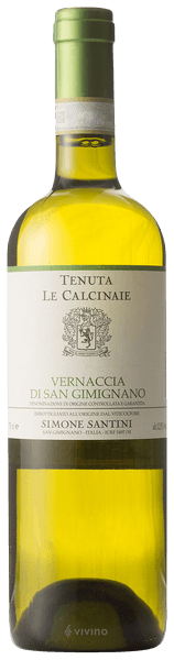 Tenuta Le Calcinaie Vernaccia di San Gimignano