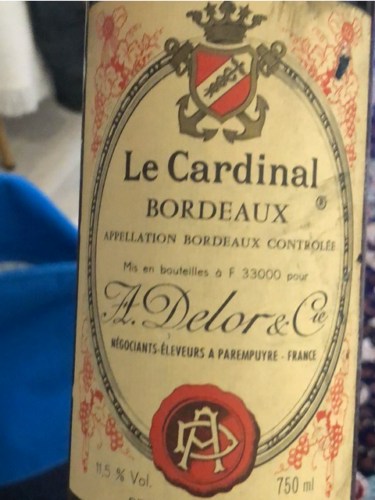 Delor Le Cardinal Bordeaux | Vivino Français