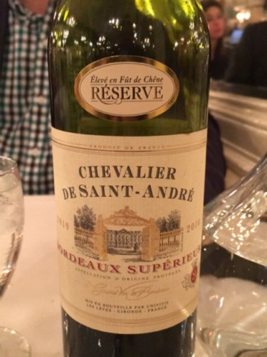 Chevalier de Saint-André Réserve Bordeaux Supérieur | Vivino Español