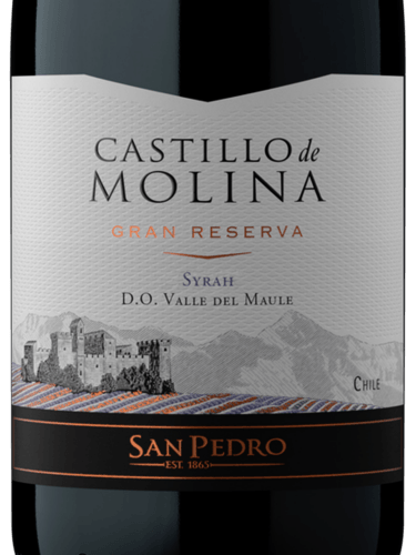 San Pedro Castillo de Molina Gran Reserva Syrah | Vivino English