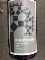 Blenheim Vineyards Seven Oaks Merlot