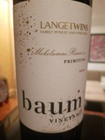 LangeTwins Baum Vineyard Primitivo