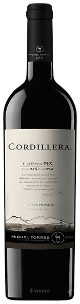 Miguel Torres Chile Cordillera Reserva Privada Carignan - Merlot - Syrah
