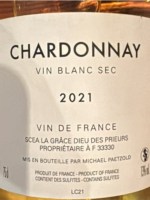 Chateau La Grace Dieu des Prieurs - Art Russe Chardonnay Blanc Sec