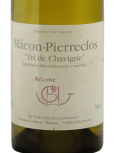Château des Tourettes - Domaine Guffens-Heynen Tri de Chavigne