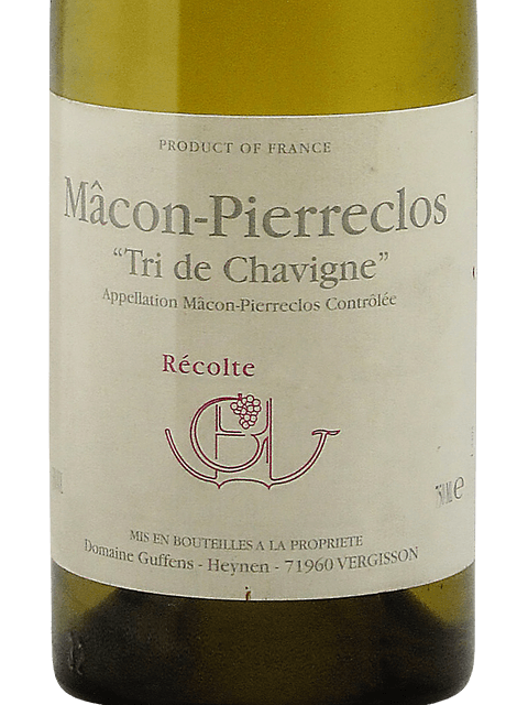 Château des Tourettes - Domaine Guffens-Heynen Tri de Chavigne