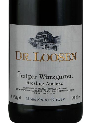 Riesling Auslese Ürziger Würzgarten