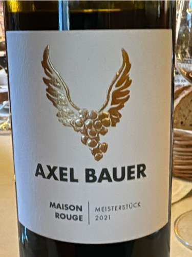 Weingut Axel Bauer Meisterstück Maison Rouge | Vivino US