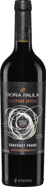 Vinho Doña Paula Tinto Seco Argentina Altitude Series 1350 Cabernet Franc 2023 750ml