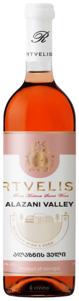 Rtvelisi (რთველისი) Alazani Valley Rosé Medium Sweet (ალაზნის ველი როზე საშუალო ტკბილი)