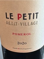 Château Petit-Village Le Petit Pomerol | Vivino English