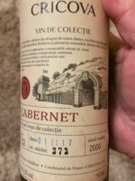 Cricova Vin de Colectie Cabernet