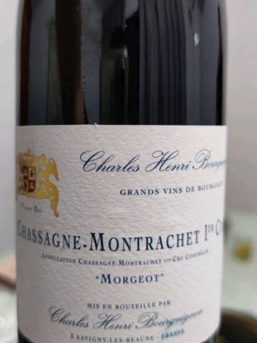 Charles Henri Bourguignon Chassagne-Montrachet 1er Cru 'Morgeot
