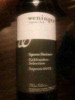 Weninger Spérn Steiner Kékfrankos